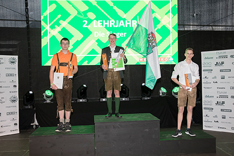 Die-Sieger-im-zweiten-Lehrjahr-v.l.-Simon-Mühlehner-Oberösterreich-Wolfgang-Ramminger-Steiermark-Mathias-Gantschnig-Tirol