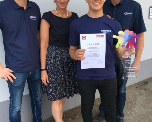 2.Platz-Martin Hölbling mit Lehrbetrieb Stranig