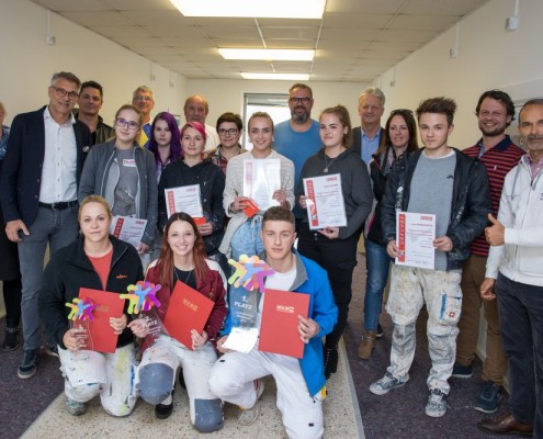 Landeslehrlingswettbewerb der Maler 12.4.2019 Siegerehrung